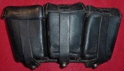 Nazi K98 8mm Rifle Three-Pocket Ammo Pouch...$30 SOLD