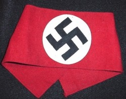 Nazi NSDAP Party Wool Armband with RZM Tag...$175 SOLD