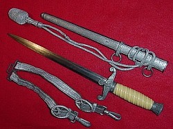 Nazi Army Officer's Dagger by Tiger with Hangers and Portapee...$525 SOLD