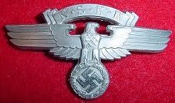 Nazi NSKK Visor Hat Eagle Insignia...$175 SOLD
