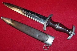 Nazi SA Dagger by H. F. Lauterjung, Solingen...$320 SOLD