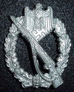 Nazi Silver Infantry Assault Badge...$95 SOLD
