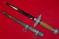 Nazi Luftwaffe Officer's Dagger by SMF with Waffenamt Marking...$350 SOLD