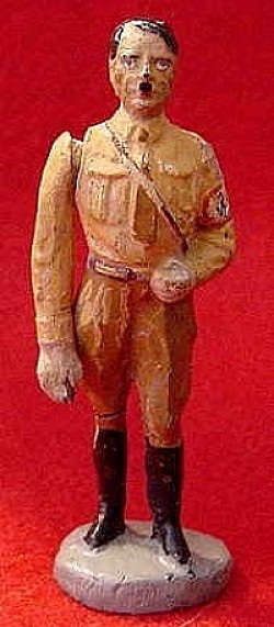 Nazi 1930's Toy Figurine of Adolf Hitler with Saluting Arm...$125 SOLD