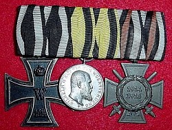 Imperial German Three-Medal Bar...$125 SOLD