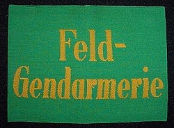 Nazi Feldgendarmerie Armband...$195 SOLD