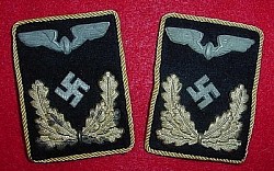 Nazi Reichsbahn Officials' 2nd Pattern Collar Tab Set...$135 SOLD
