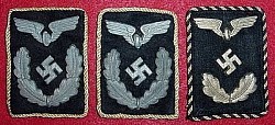 Nazi Reichsbahn Officials' 2nd Pattern Collar Tab Group...$90 SOLD