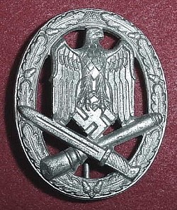 Nazi General Assault Badge...$125 SOLD
