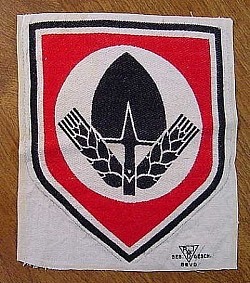 Nazi RADwJ Sports Shirt Patch...$35 SOLD