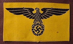 Nazi State Service Armband with Inkstamp...$85 SOLD