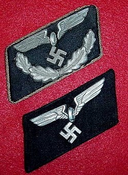 Nazi Reichsbahn Collar Tab Set...$60 SOLD