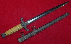 Nazi Army Officer's Dagger by WKC with Scarce Simulated Ivory Grip...$395 SOLD