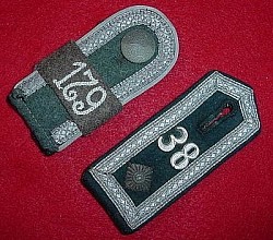Nazi NCO Slip-On Shoulder Strap Set...$65 SOLD