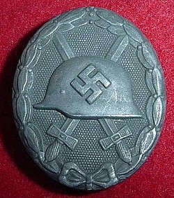 Nazi Silver Wound Badge Marked 