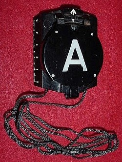 Nazi Army Soldier's Field March Compass with Neck Cord...$95 SOLD