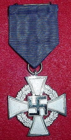 Nazi 25-Year Faithful Service Medal...$40 SOLD