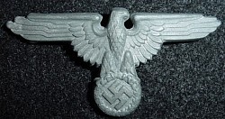 Nazi SS Visor Hat Metal Eagle...$295 SOLD