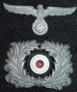 Nazi Customs Visor Hat Insignia Set...$70 set SOLD