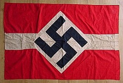 Nazi Hitler Youth Flag/Banner with Pole Sleeve...$495 SOLD