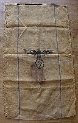 Nazi Wehrmacht Burlap "Heeresverpflegungssack 1939" Food Sack...$95 SOLD