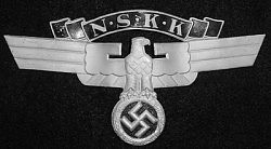 Nazi NSKK 2nd Model Crash Helmet Insignia...$145 SOLD