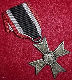 Nazi War Merit Cross 2nd Class without Swords...$35 SOLD