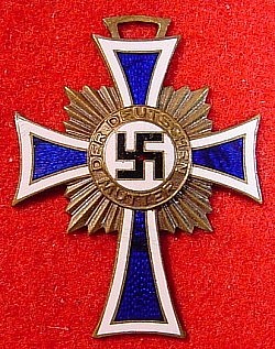 Nazi Mother's Cross in Bronze without Ribbon...$38 SOLD