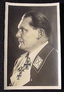 Hermann Goering Picture Postcard by Heinrich Hoffmann...$28 SOLD