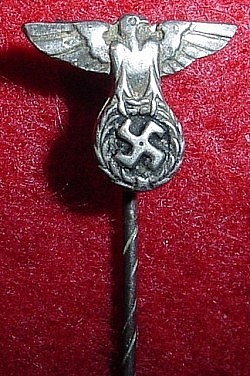 Nazi NSDAP Eagle/Swastika Stickpin...$25 SOLD