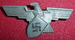 Nazi Werkschutz Factory Protection Police Hat Eagle...$95 SOLD