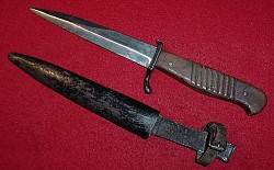 WWI German Kampfmesser Trench Knife with Scabbard...$250 SOLD