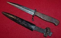 WWI German Kampfmesser Trench Knife with Scabbard...$250 SOLD