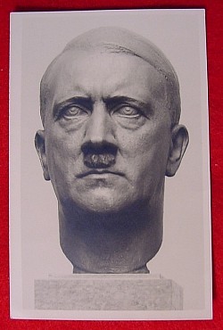 Nazi Hitler Bust Postcard from the Hans Schwegerle Artist's Studio...$40 SOLD