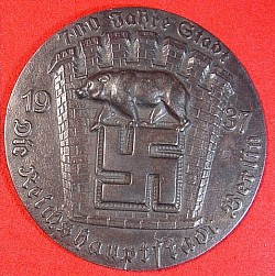 Nazi-Era 1937 700th Anniversary of Berlin Table Medal...$110 SOLD
