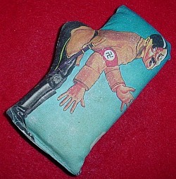 Vintage Anti-Fascist Hitler/Mussolini Pin Cushion...$95 SOLD