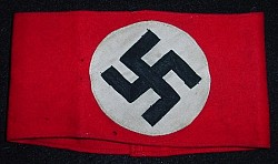 Nazi NSDAP Multi-Piece Wool Armband...$110 SOLD