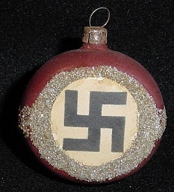 Original German pre-1945 "Swastika" Christmas Tree Ornament...$70 SOLD