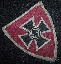Nazi Reichskriegerbund Veterans' Association Armband Patch...$35 SOLD