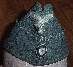 Nazi Luftwaffe EM Overseas Cap...$270 SOLD