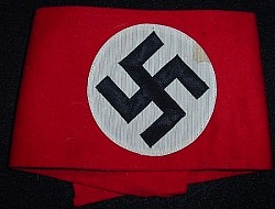 Nazi NSDAP Political Wool Multi-Piece Armband...$150 SOLD