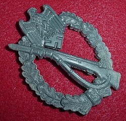 Nazi Silver Infantry Assault Badge by Adolf Schwerdt...$125 SOLD
