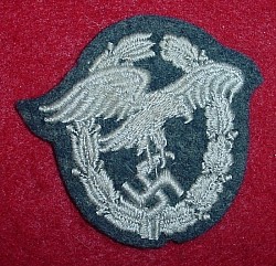 Nazi Luftwaffe Observers Qualification Badge...$95 SOLD