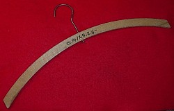 Nazi Stabskompanie Leibstandarte SS "Adolf Hitler" Coat Hanger...$195 SOLD