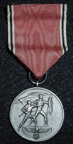 Nazi 1938 Austrian Annexation Medal...$50 SOLD