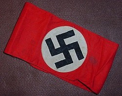Nazi NSDAP Multi-Piece Swastika Armband...$110 SOLD