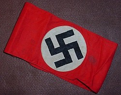 Nazi NSDAP Multi-Piece Swastika Armband...$110 SOLD