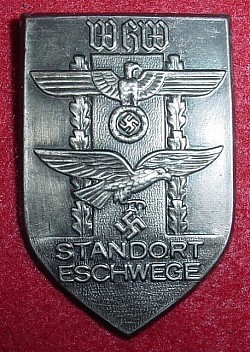 Nazi WHW "STANDORT ESCHWEGE" Tinnie Badge...$50 SOLD