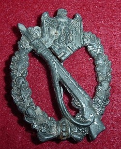 Nazi Silver Infantry Assault Badge...$85 SOLD