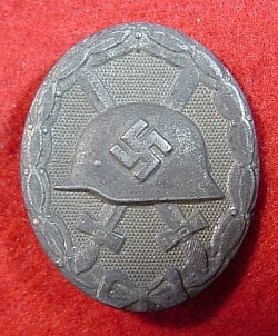 Nazi Silver Wound Badge Marked 